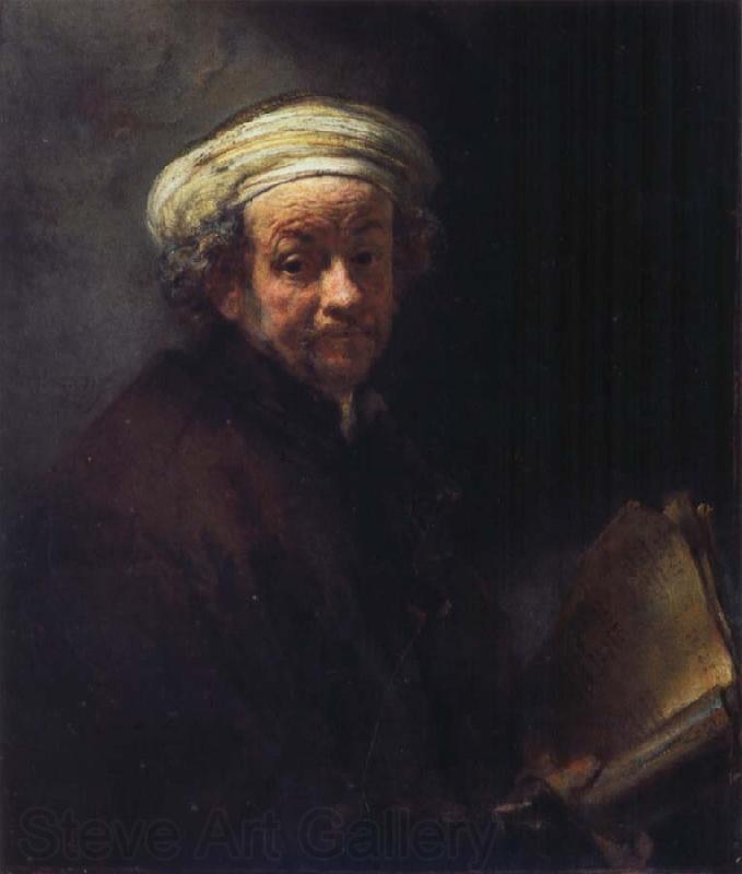 REMBRANDT Harmenszoon van Rijn Self-Portrait as St.Paul Norge oil painting art